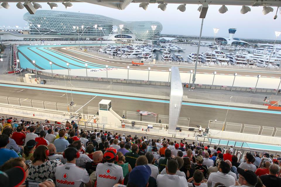 view of F1 Abu Dhabi