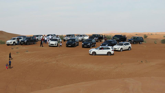 Porsche Club UAE Desert Adventure