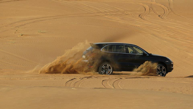 kicking up some sand