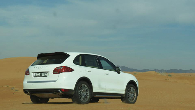 offroad capable dubai porsche